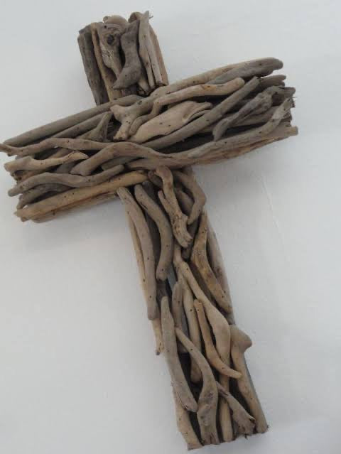 Large Driftwood Cross