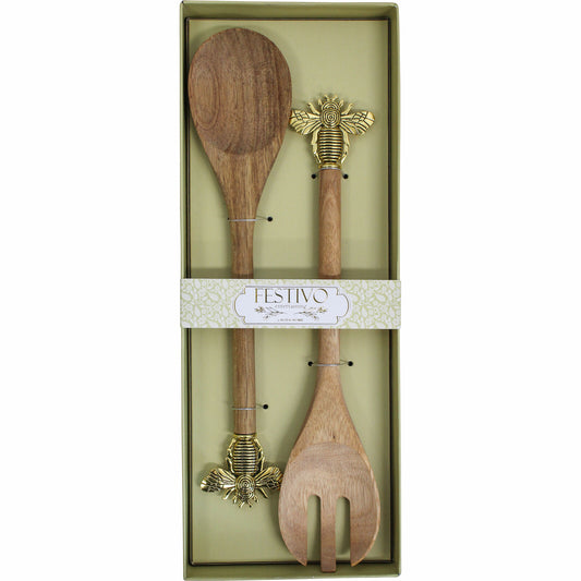 S/2 Bee Salad Servers