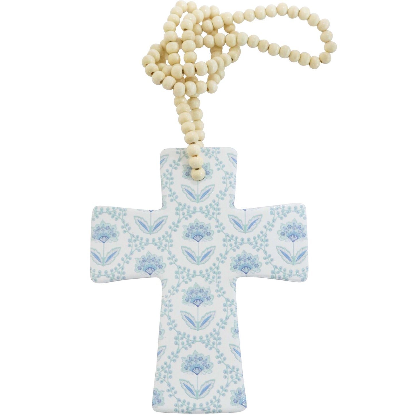 Ceramic Cross Blue Chintz