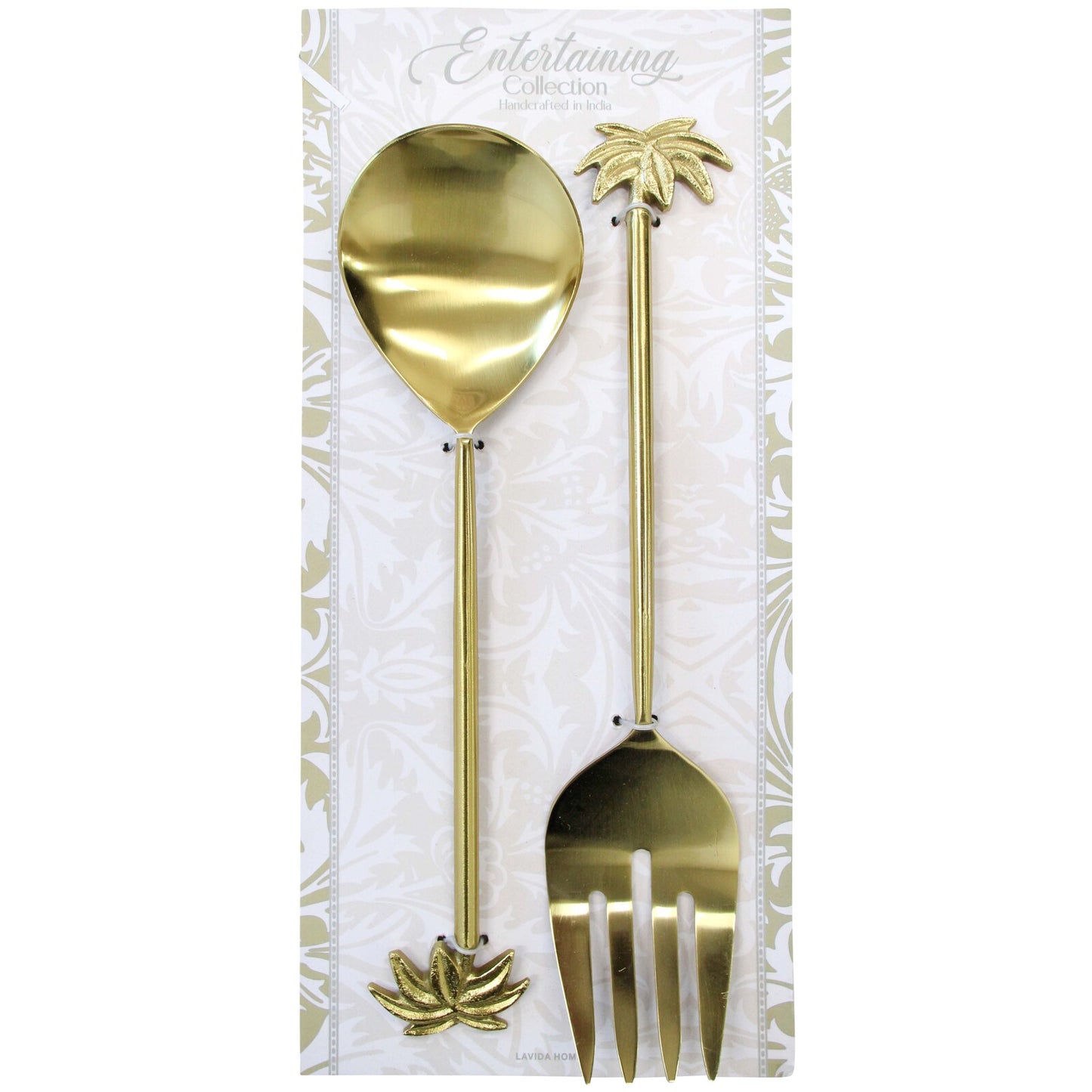 Classic S/2 Palm Salad Servers