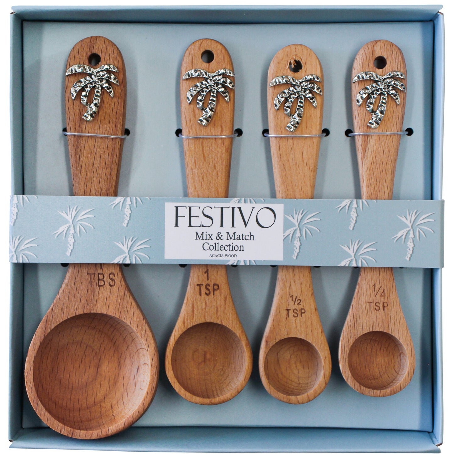 S/4 Palms Measuring Spoons