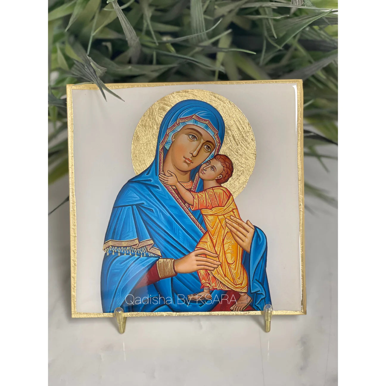 Orthodox Mary in Blue